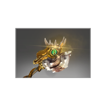 Inscribed Golden Grasping Bludgeon