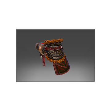 Inscribed Tassets of the Chimera's Rage