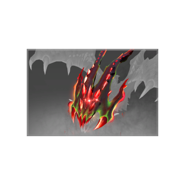 Malefic Drake's Hood of the Crimson Witness