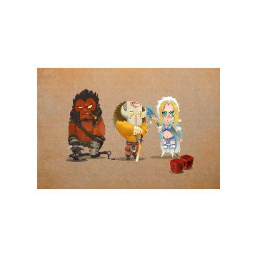 Three Heroes Loading Screen